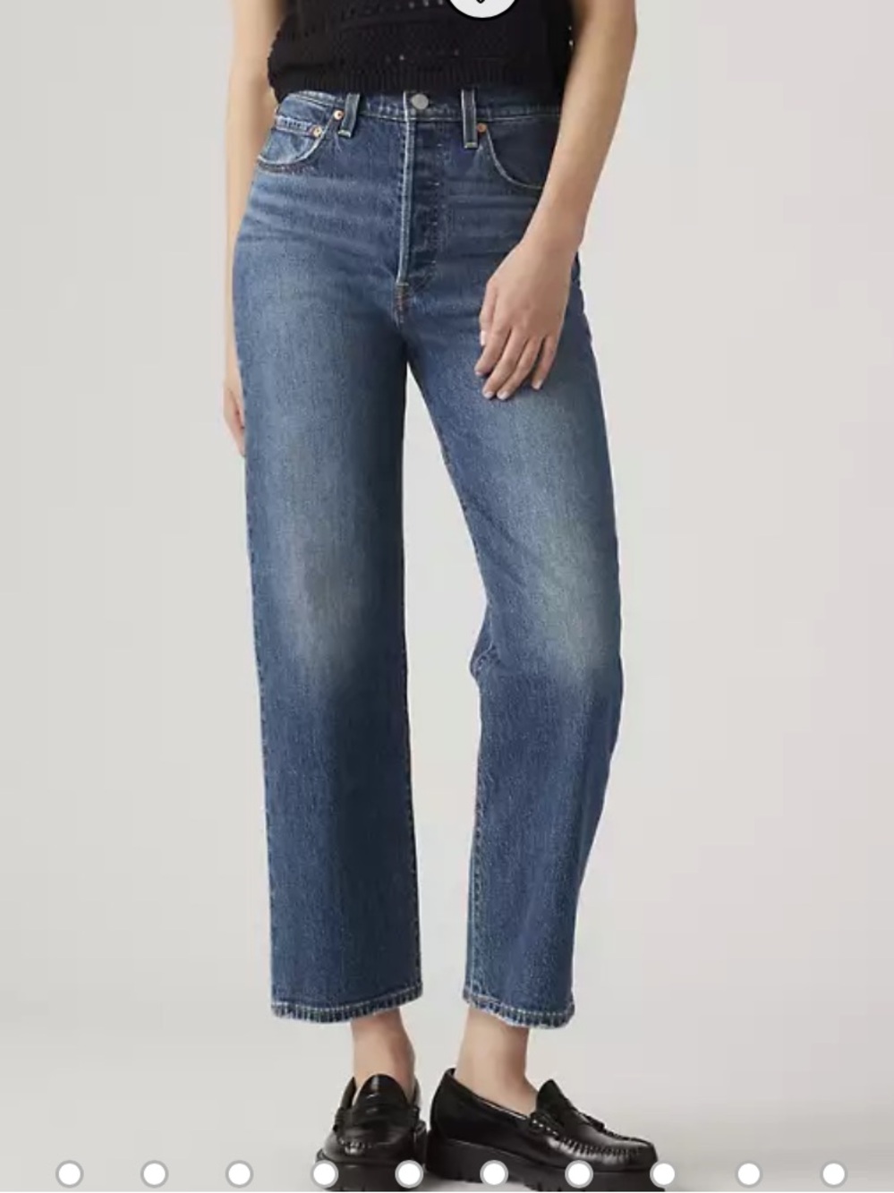 NWT Levi Ribcage Straight Ankle Jeans